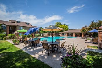 Sky harbor apartments pool seating